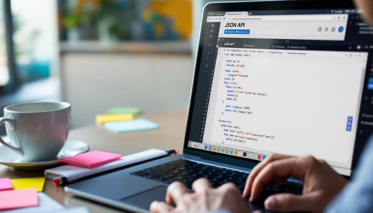 Google Sheets to JSON API illustration